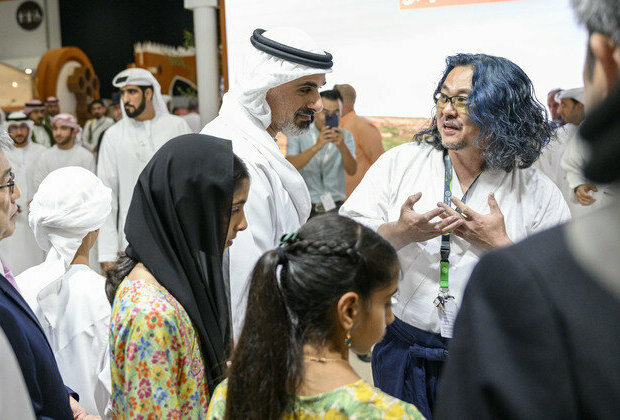 Khaled bin Mohamed bin Zayed visits 20th Abu Dhabi International Hunting and Equestrian Exhibition