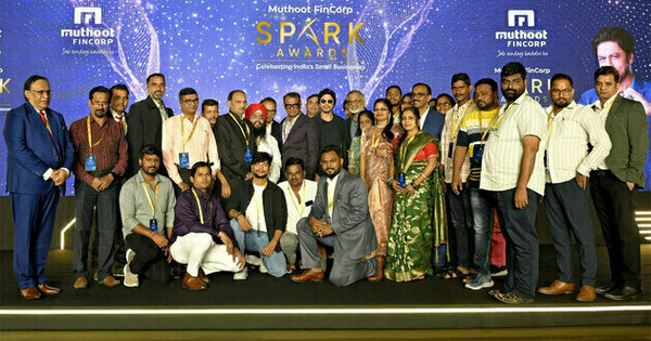India's small business owners honored at the Grand Premiere of Muthoot FinCorp SPARK Awards