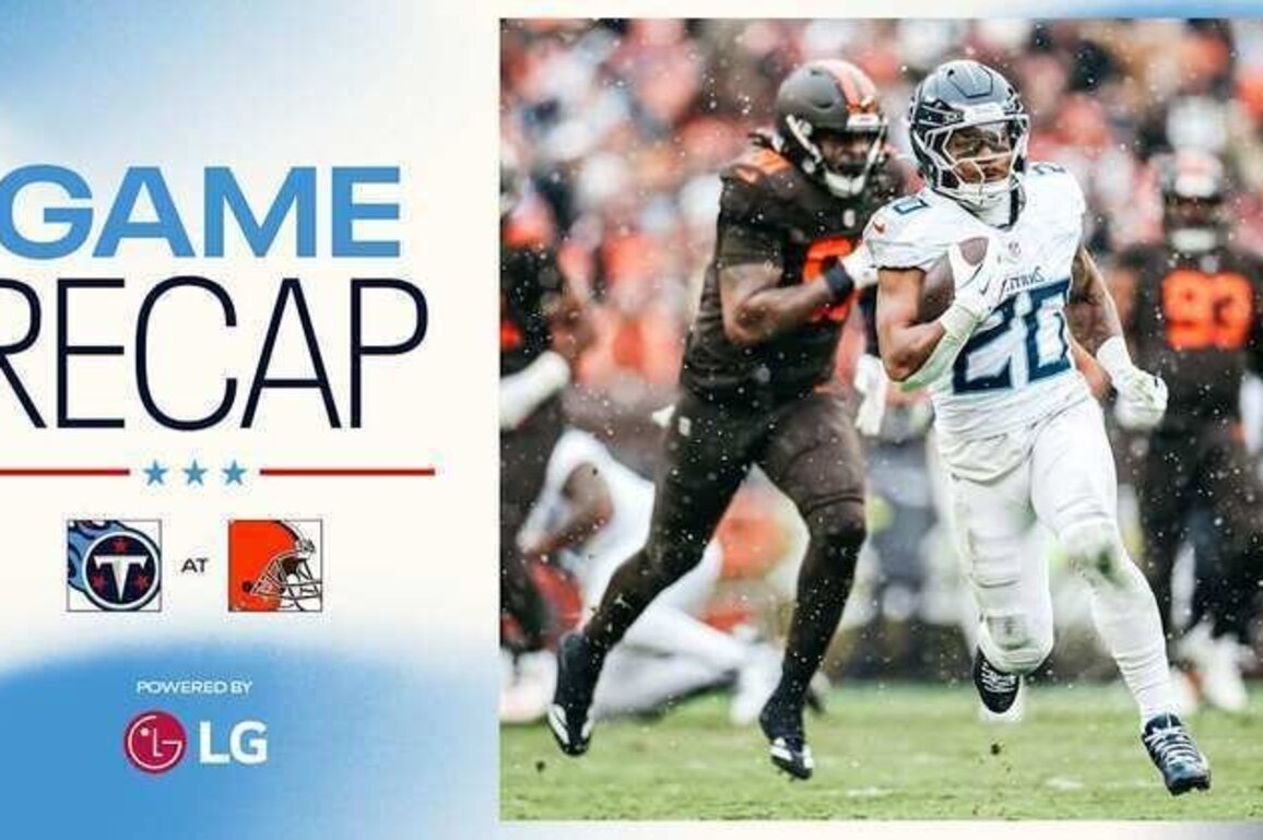 Titans Snap Losing Streak, Beat Browns 31-29 in Snowy Cleveland