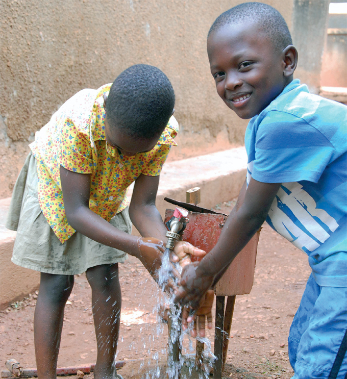 he  has the goal of ensuring access to clean and safe water