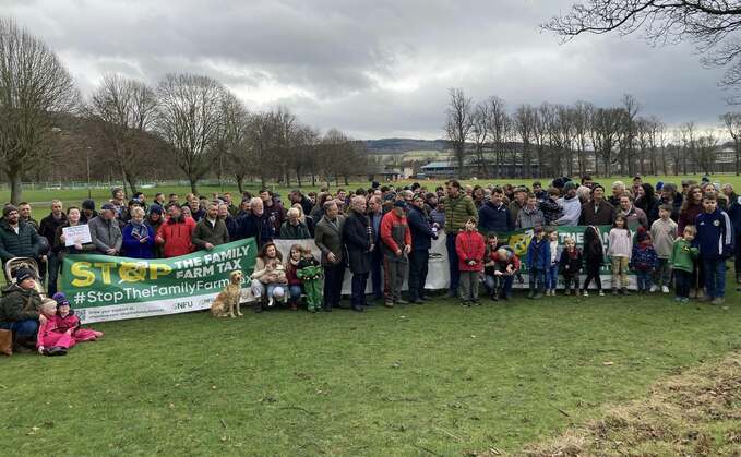 NFU Scotland president Martin Kennedy said: "It was a fantastic show of strength and feeling. The message is strong: we will not back down on the direction of this policy."