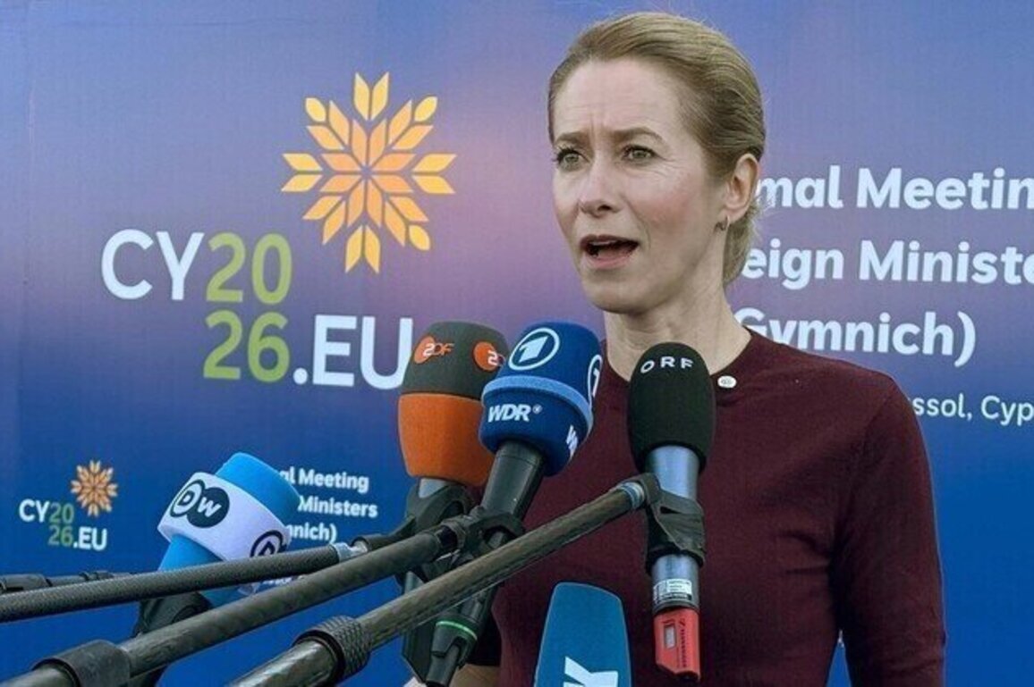 Talking about peace is a Russian trap  Kallas
