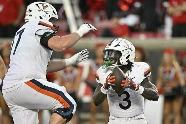 No. 24 Virginia edges Louisville in OT on J'Mari Taylor's game-winning run