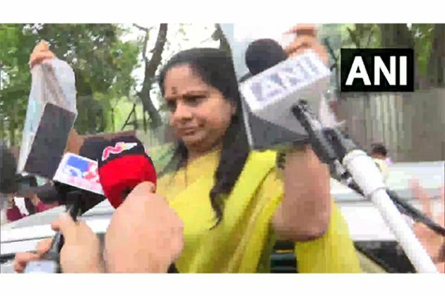 BRS MLC K Kavitha arrives at ED office for questioning in Delhi liquor policy case
