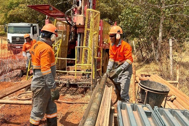 Diamond drilling at Mata da Corda. Credit: Equinox.