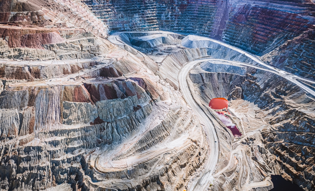 The Santa Rita copper mine in Mexico