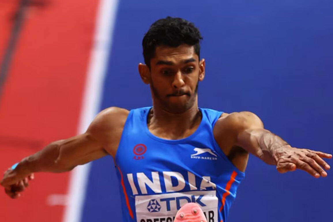 Murali Sreeshankar clinches long jump title at Qosanov Memorial 2025