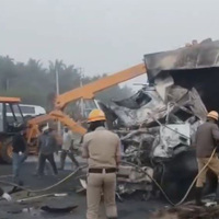 "Probably happened because of negligence of container truck": IGP on Chitradurga bus accident