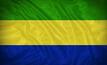 Gabonese national flag 