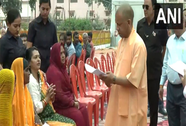 Uttar Pradesh: CM Yogi addresses public grievances at 'Janata Darshan' in Gorakhpur