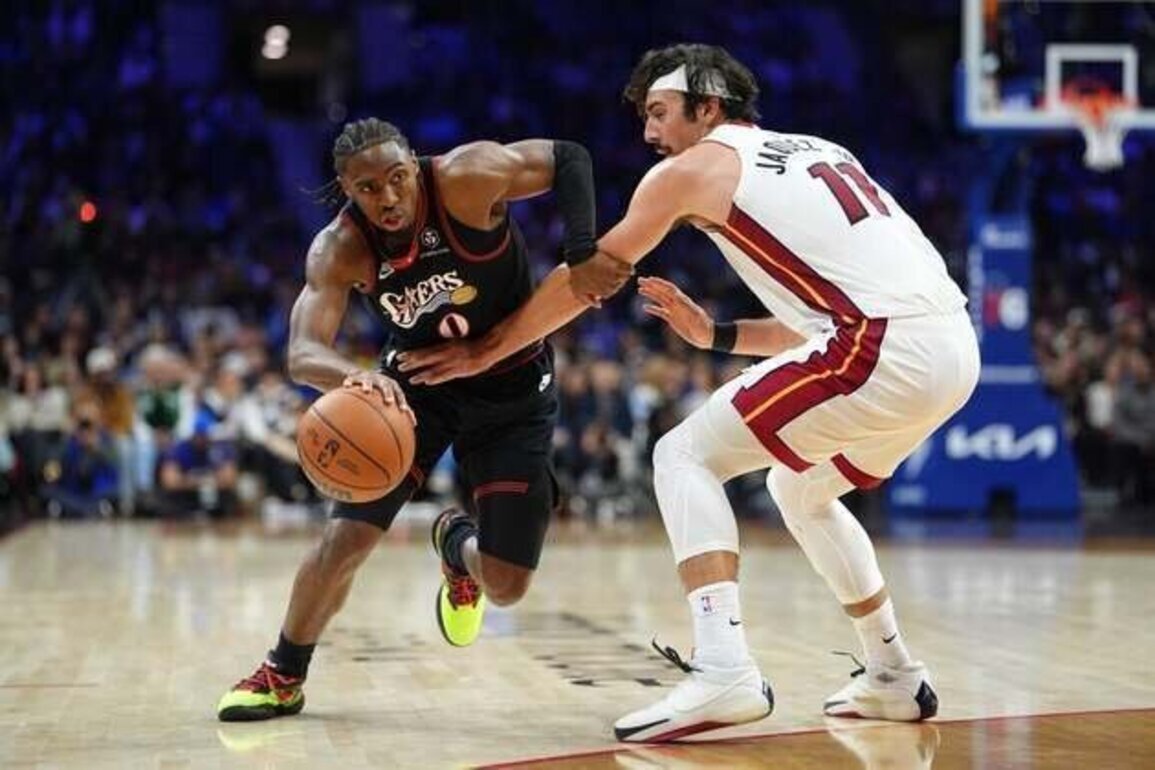 Tyrese Maxey's strong effort powers Sixers over Heat