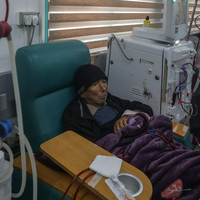 MIDEAST-GAZA-AL-SHIFA HOSPITAL-PATIENTS