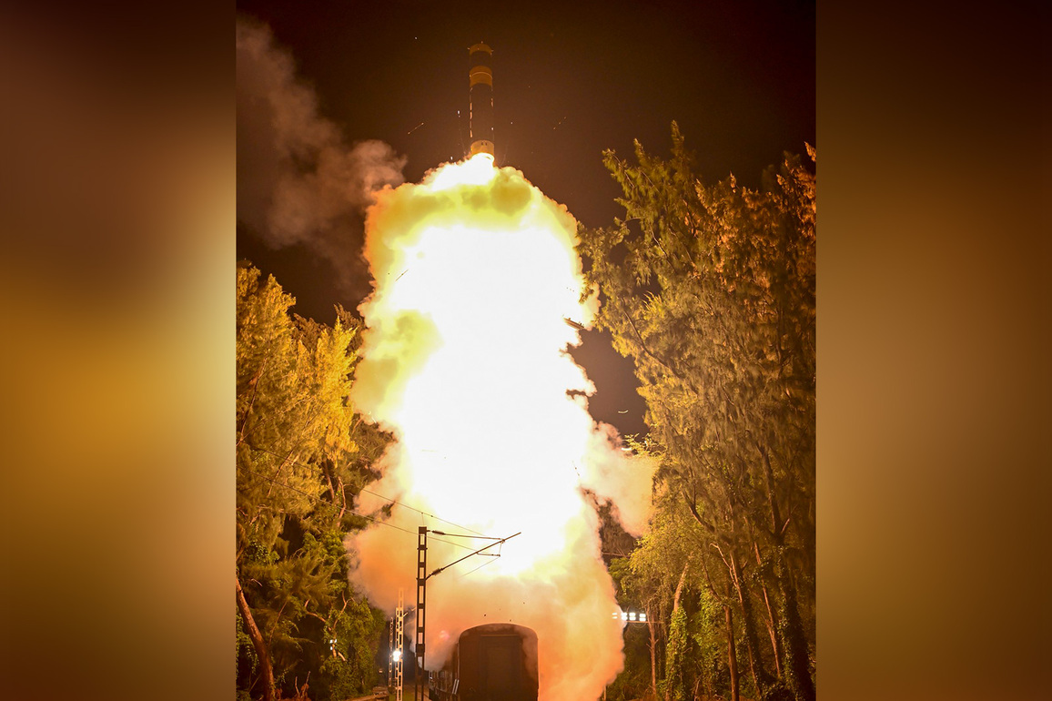 India launches Agni-Prime Missile from rail-based mobile launcher system: Rajnath Singh
