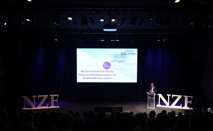 Climate Change Committee chair Chris Stark was speaking at the Net Zero Festival 2022