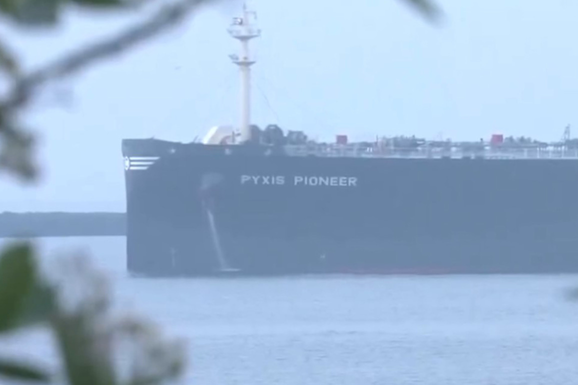 Karnataka: LPG cargo ship from US arrives at New Mangalore Port