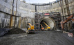  The ground has been artificially frozen to allow tunnelling to take place under the Isarco river
