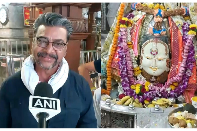 Raj Premi attends Bhasma Aarti with wife at Mahakaleshwar Temple in Ujjain