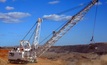 Dragline at Stanmore Coal's Isaac Plains coal mine in Queensland.