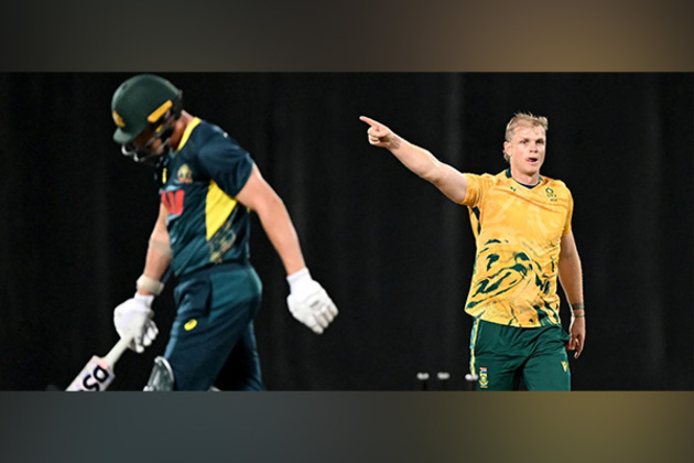 Corbin Bosch penalised for send-off gesture in second T20I against Australia