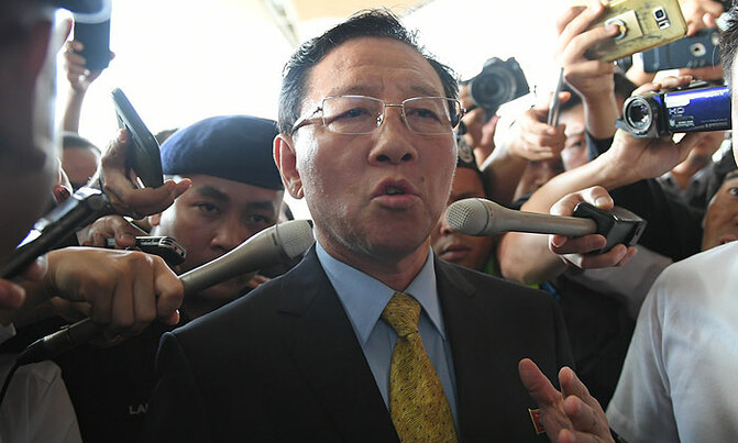 Expelled N. Korea envoy fires final salvo from airport Expelled N. Korea envoy fires final salvo from airport