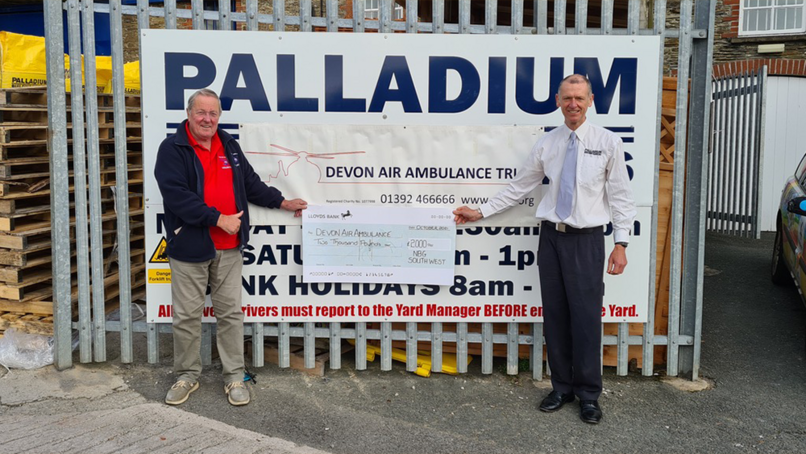 NBG partners donate £12,000 to local charities in the south west