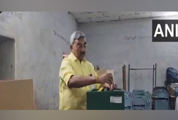 Candidates from PDF and TDP party cast votes in MLC elections