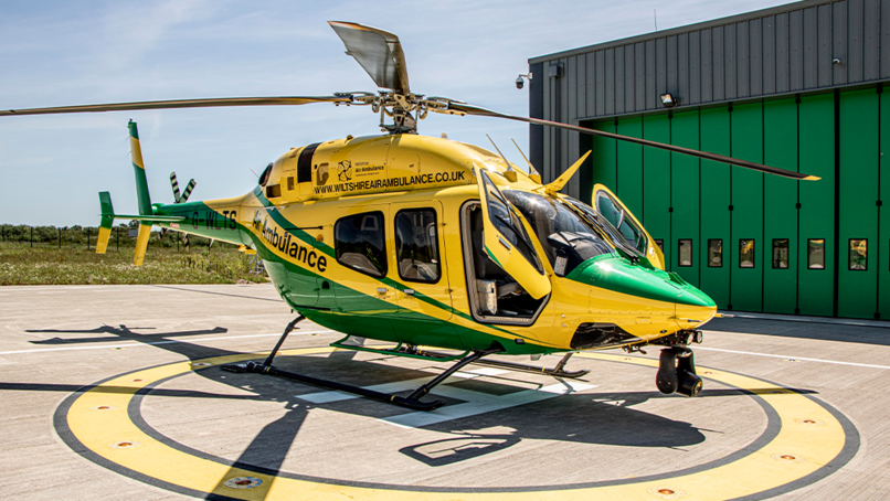 Grant UK raises £10,000 for Wiltshire Air Ambulance