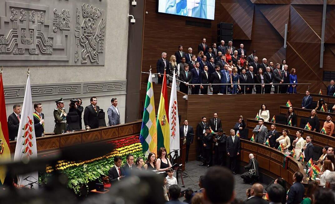 Rodrigo Paz is sworn in as president of Bolivia, 2025