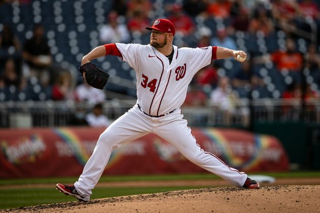 Jon Lester, Nationals host Brewers