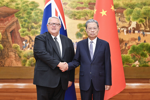 CHINA-BEIJING-ZHAO LEJI-NEW ZEALAND-HOUSE OF REPRESENTATIVES-SPEAKER-TALKS (CN)