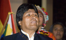 Bolivia's president Evo Morales