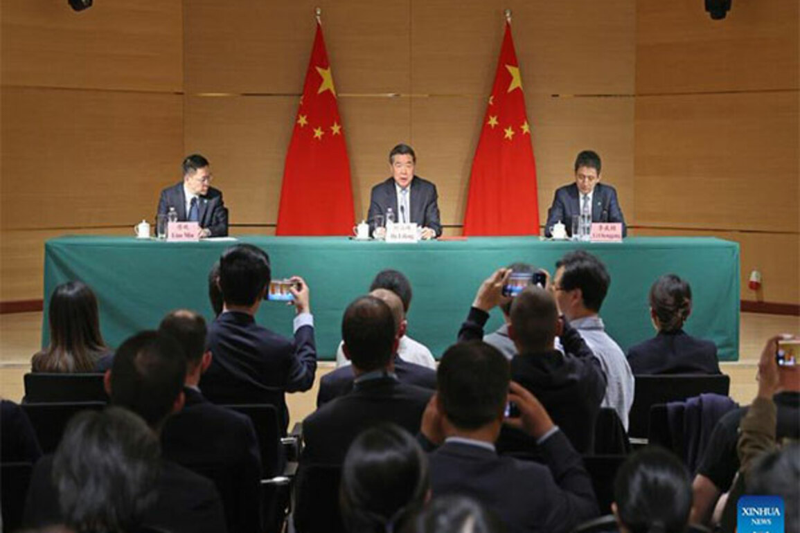 China, US agreed to establish economic and trade consultation mechanism: Chinese Vice Premier He Lifeng
