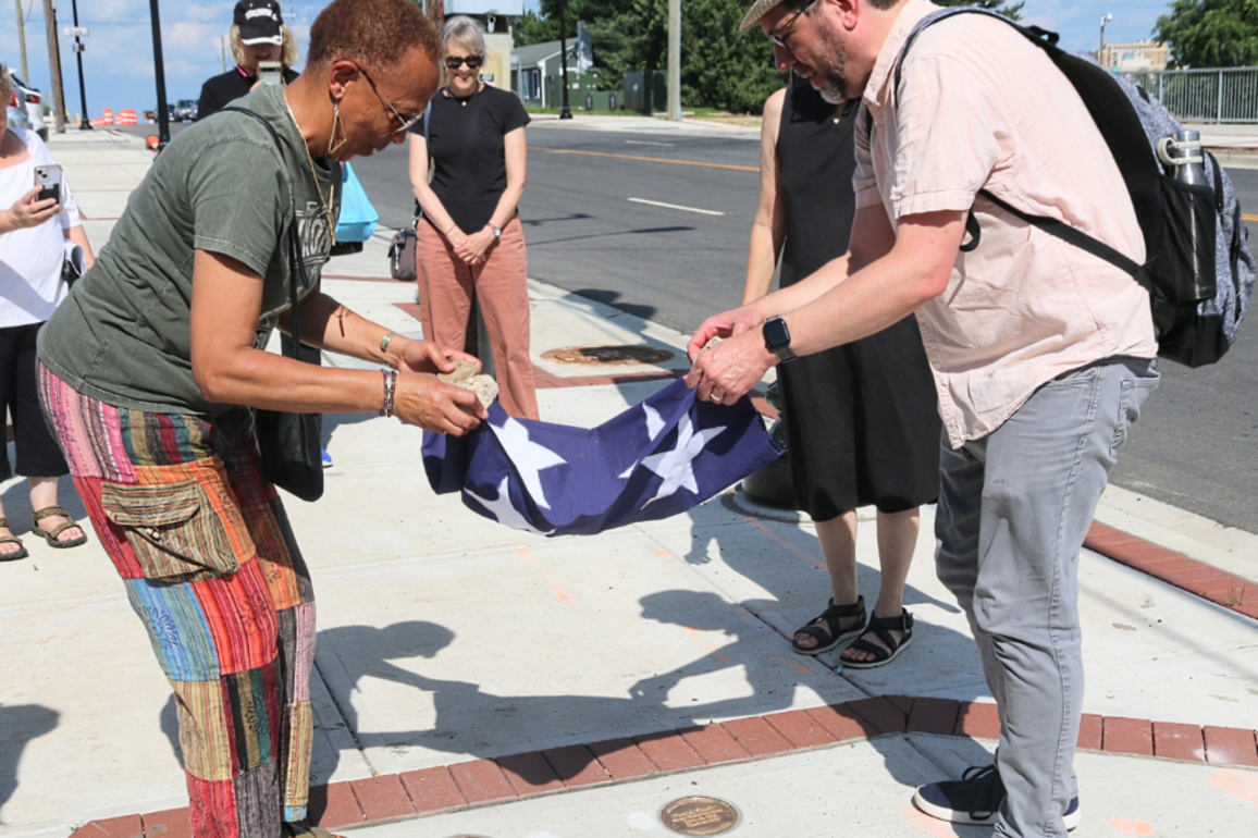 Latest stumbling stones honor people enslaved near Columbia Pike
