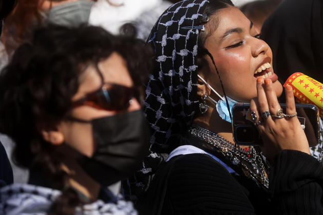 U.S.-NEW YORK-PRO-PALESTINE-PROTEST