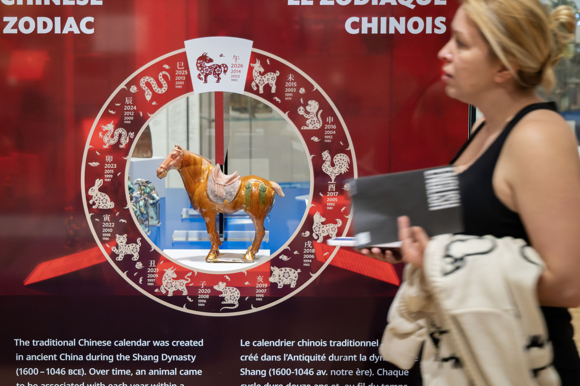 CANADA-TORONTO-CHINESE ZODIAC CASE EXHIBITION-YEAR OF THE HORSE