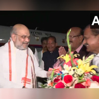 Amit Shah arrives in Bengaluru, to inaugurate Adichunchanagiri University campus