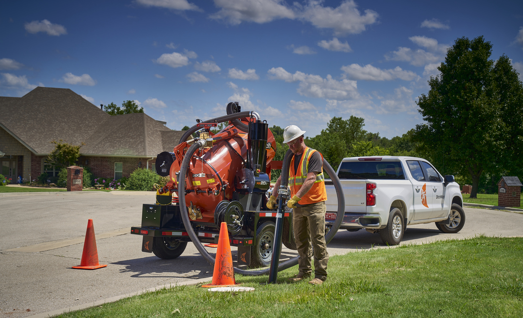 The Ditch Witch HX20G vacuum excavator is easily transportable thanks to its compact design