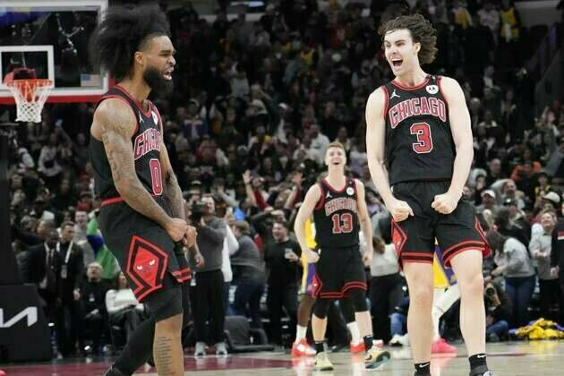 NBA roundup: Josh Giddey, Bulls stun Lakers at buzzer