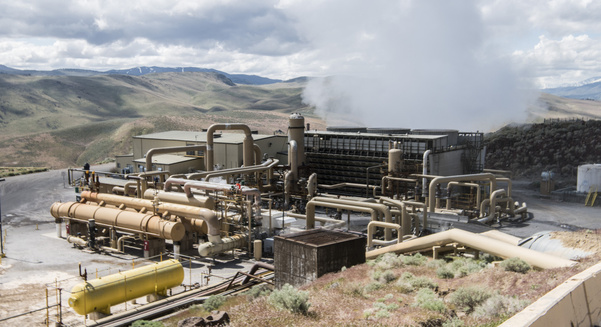 A geothermal power plant in Washoe County, Nevada