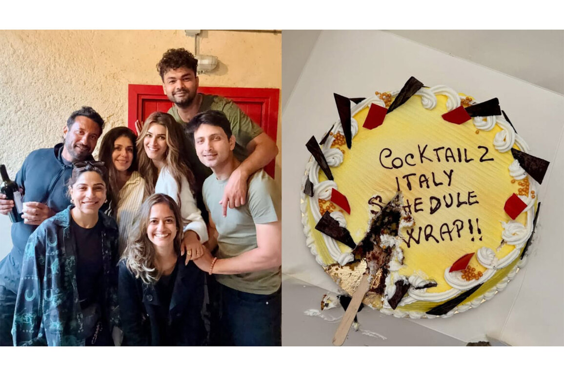 Kriti Sanon wraps Sicily schedule of 'Cocktail 2', shares BTS pics