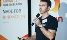  SeePilot CEO James Tibbett speaking at the Unearthed Accelerator graduation