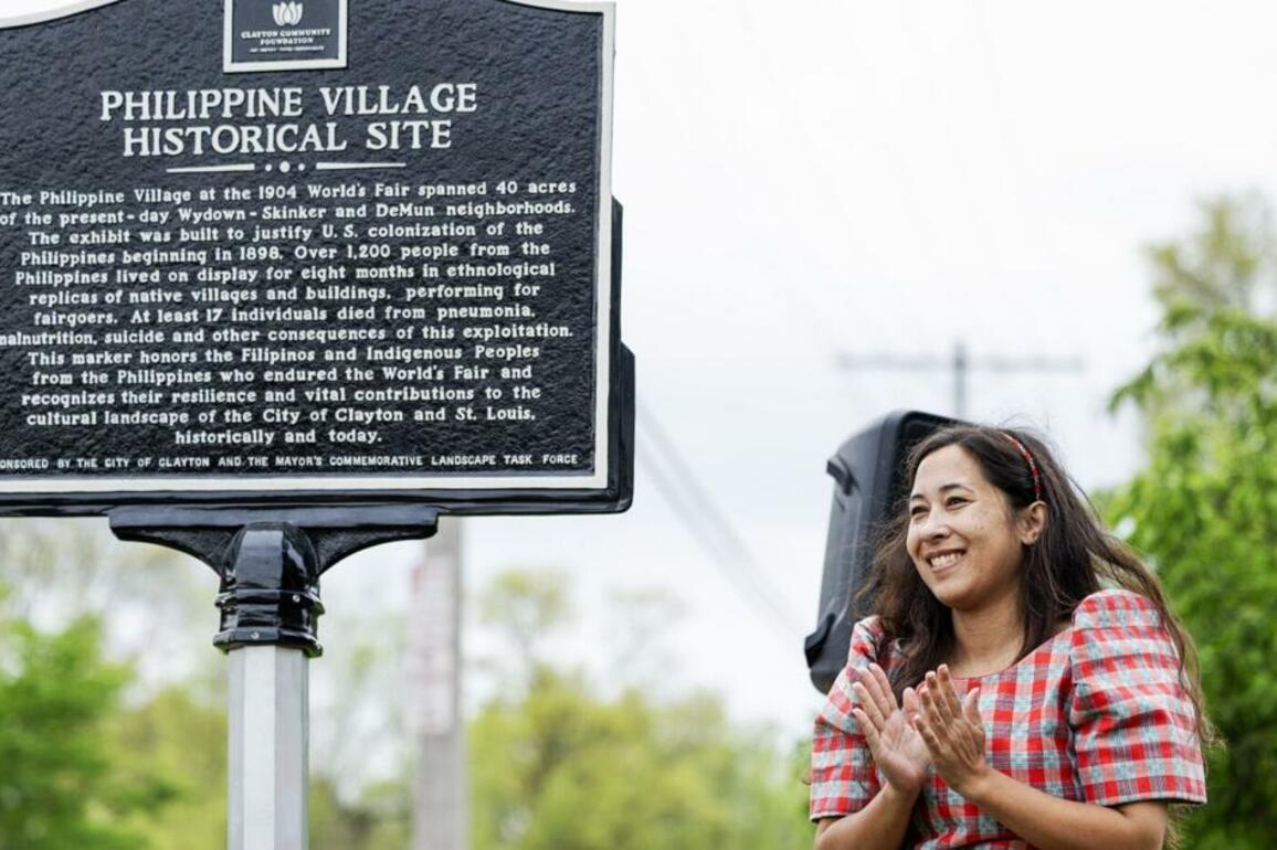 Clayton memorializes World's Fair display of Filipinos