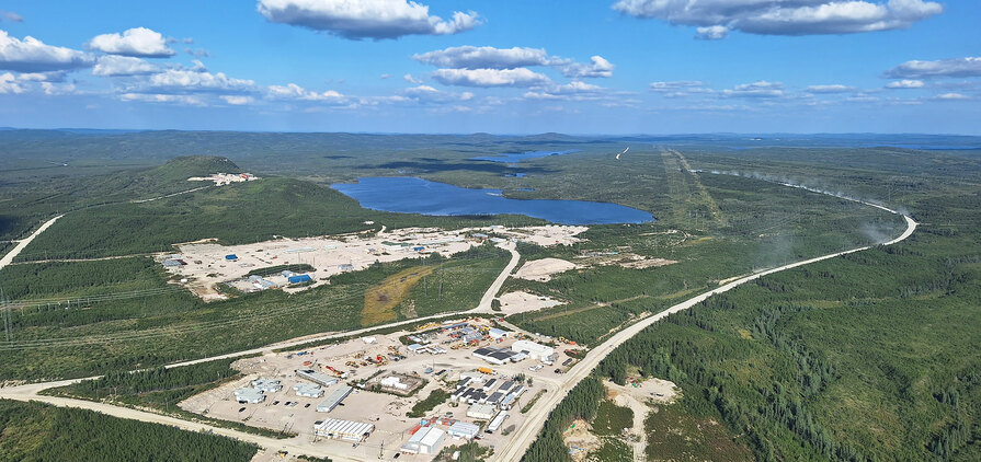 The Rose lithium-tantalum project in Quebec, Canada