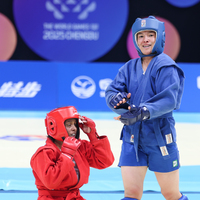(SP)CHINA-CHENGDU-THE WORLD GAMES 2025-SAMBO-WOMEN'S COMBAT -54KG FINALS GOLD MEDAL BOUT (CN)