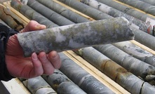 Drill core from the Fontana gold project in Quebec 