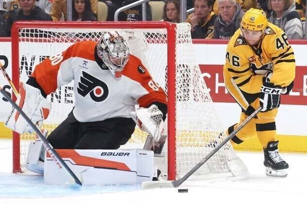 Dan Vladar, Flyers shut out Penguins for 2-0 series edge