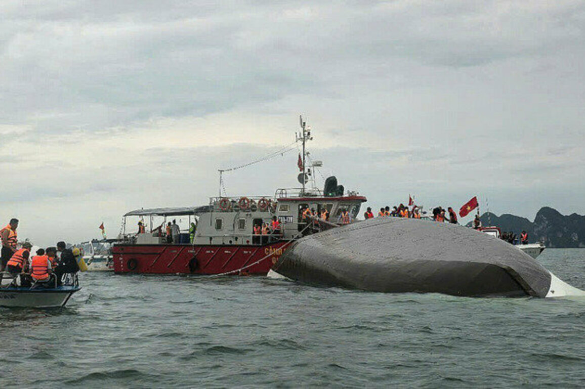 37 dead after tourist boat capsizes in Vietnam's Ha Long Bay