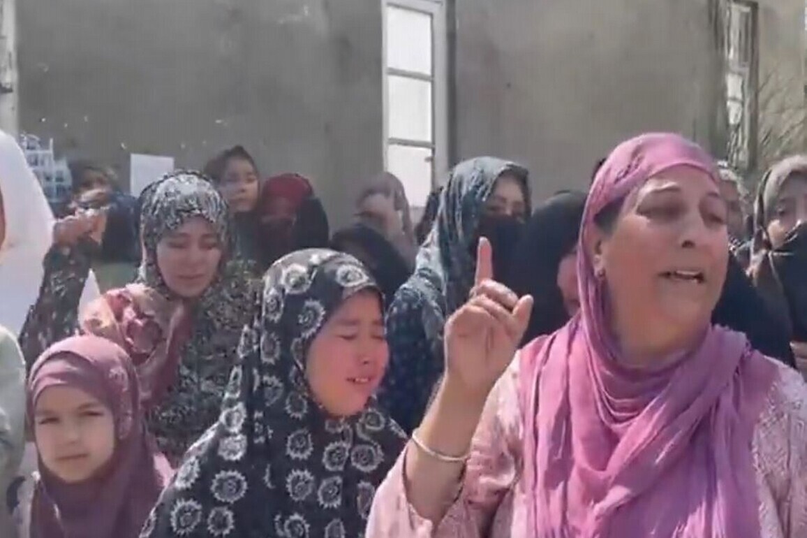 Women, children in Jammu's Bathindi mourn Ayatollah Ali Khamenei's death
