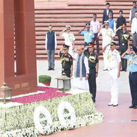 Supreme sacrifice during Kargil war is timeless reminder of unwavering resolve of our armed forces: Rajnath Singh