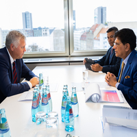 Piyush Goyal shares India's progress in manufacturing with ABB Group CEO